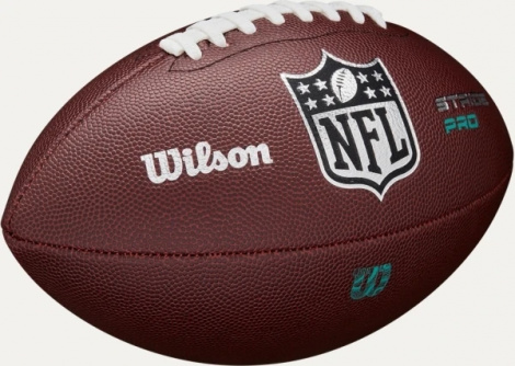 Мяч для американского футбола Wilson NFL STRIDE PRO ECO OF темно-коричневый