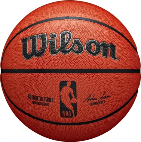 Баскетбольний м'яч Wilson NBA AUTHENTIC INDOOR OUTDOOR червоний