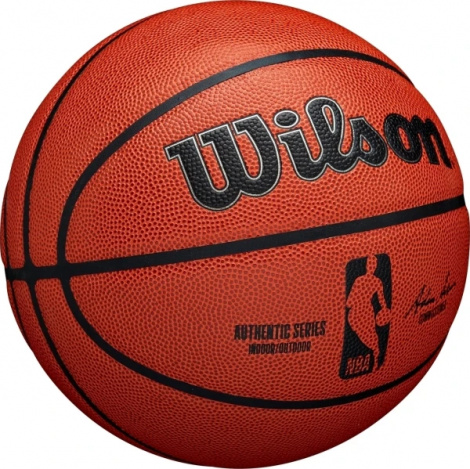 Баскетбольний м'яч Wilson NBA AUTHENTIC INDOOR OUTDOOR червоний