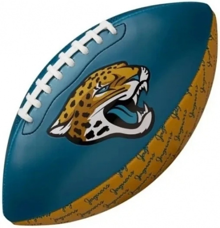 Мяч для американского футбола Wilson MINI NFL TEAM PEEWEE FB TEAM JACKSONVILLE JAGUARS бирюзово-коричневый