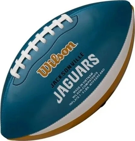 Мяч для американского футбола Wilson MINI NFL TEAM PEEWEE FB TEAM JACKSONVILLE JAGUARS бирюзово-коричневый