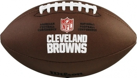 Мяч для американского футбола Wilson NFL LICENSED BALL CLEVELAND BROWNS темно-коричневый