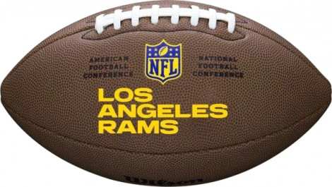 М'яч для американського футболу Wilson NFL LICENSED BALL LOS ANGELES RAMS темно-коричневий