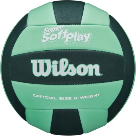 Волейбольный мяч Wilson SUPER SOFT PLAY зелено-темно-зеленый