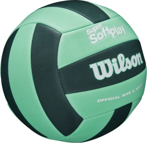 Волейбольный мяч Wilson SUPER SOFT PLAY зелено-темно-зеленый