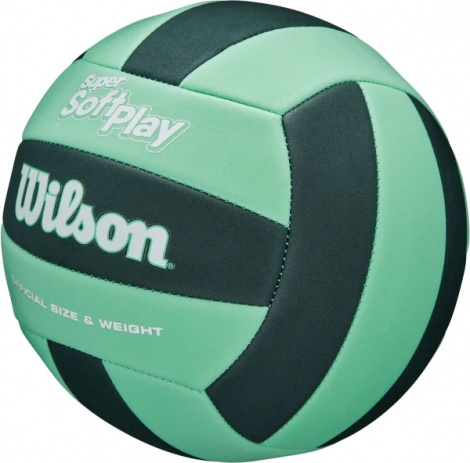 Волейбольный мяч Wilson SUPER SOFT PLAY зелено-темно-зеленый