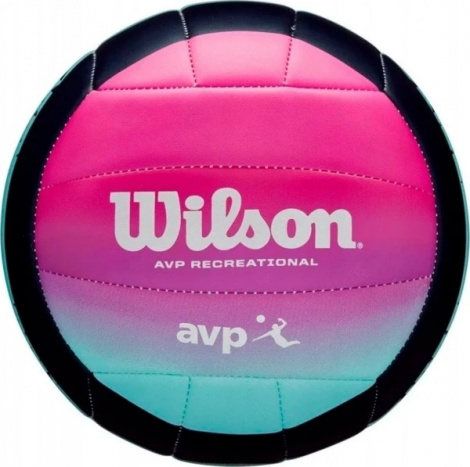 Мяч для пляжного волейбола Wilson AVP OASIS VB розово-голубо-черный