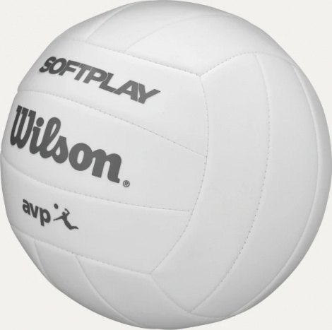 М'яч для пляжного волейболу Wilson AVP SOFT PLAY VB білий