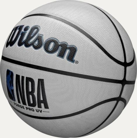 Баскетбольний м'яч Wilson NBA FORGE PRO UV сіро-синій