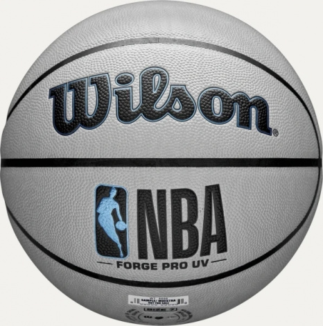 Баскетбольний м'яч Wilson NBA FORGE PRO UV сіро-синій