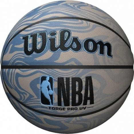 Баскетбольний м'яч Wilson NBA FORGE PRO UV сіро-синій