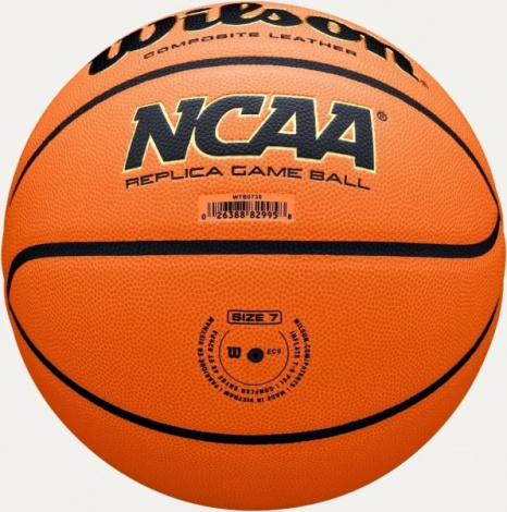 Баскетбольний м'яч Wilson NCAA REPLICA GAME помаранчевий