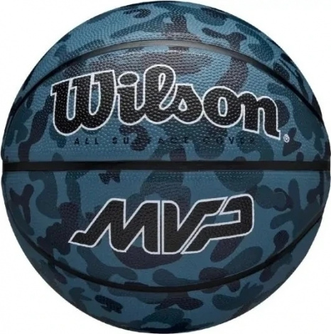 Баскетбольний м'яч Wilson MVP CAMO темно-синій камуфляж