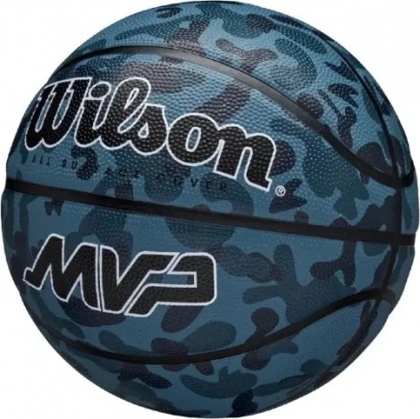Баскетбольний м'яч Wilson MVP CAMO темно-синій камуфляж