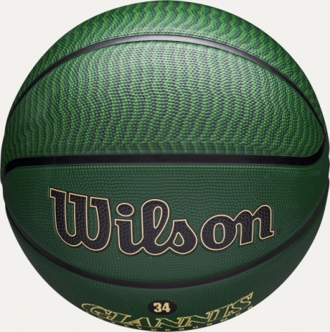 Баскетбольний м'яч Wilson NBA PLAYER ICON OUTDOOR GIANNIS ANTETOKOUNMPO темно-зелено-чорний