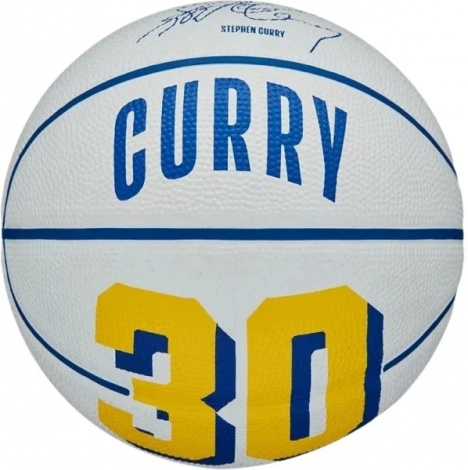 Баскетбольний м'яч Wilson NBA PLAYER ICON MINI STEPHEN CURRY біло-синій