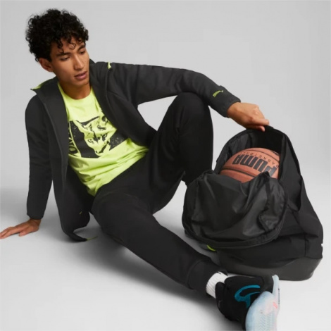 Рюкзак Puma BASKETBALL PRO BACKPACK 33L чорно-салатовий 079212-01
