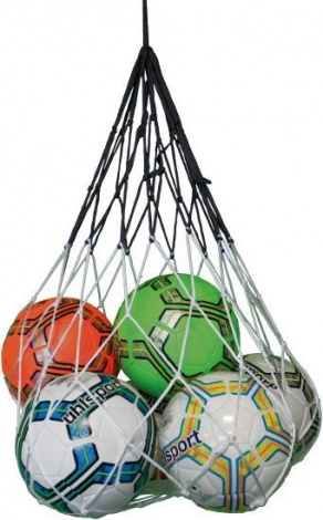 Сітка для м'яча Uhlsport BALLNET for 12 balls біло-чорна 1001212 01