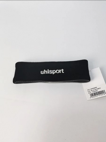 Повязка на голову Uhlsport HEADBAND черно-серая 1005005 01