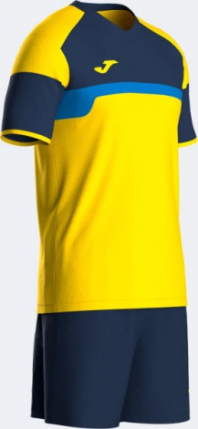 Комплект футбольной формы Joma DANUBIO III желто-темно-синий 103732.903