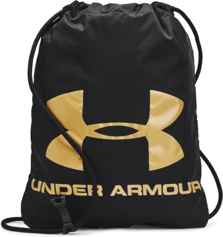 Сумка-мішок Under Armour OZSEE SACKPACK чорно-золота 1240539-010