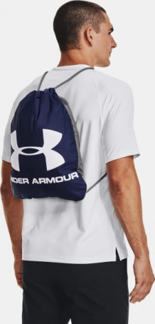 Сумка-мішок Under Armour OZSEE SACKPACK темно-синьо-сіра 1240539-412