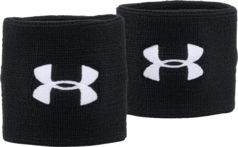 Напульсники Under Armour PERFORMANCE WRISTBANDS-BLK чорні 1276991-001