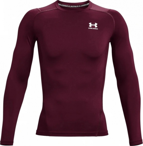 Лонгслів компресійний Under Armour HEATGEAR LONG SLEEVE бордовий 1361524-609