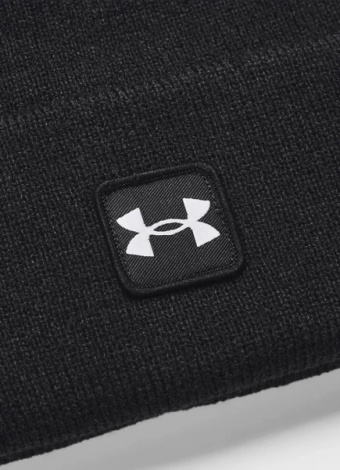 Шапка Under Armour HALFTIME CUFF чорна 1373155-001