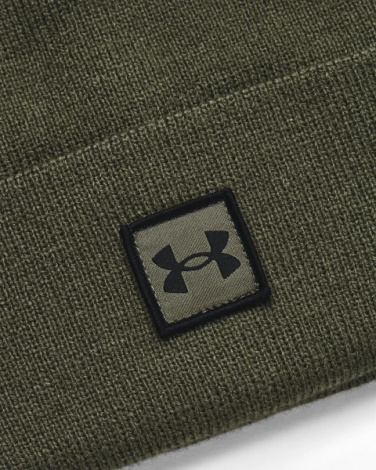 Шапка Under Armour HALFTIME CUFF оливковая 1373155-390