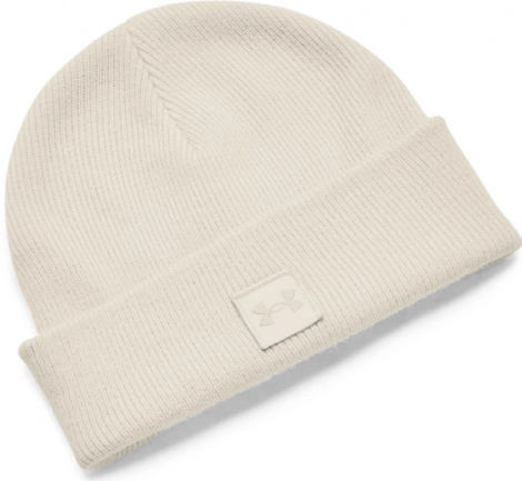 Шапка Under Armour HALFTIME SHALLOW CUFF бежева 1379990-110