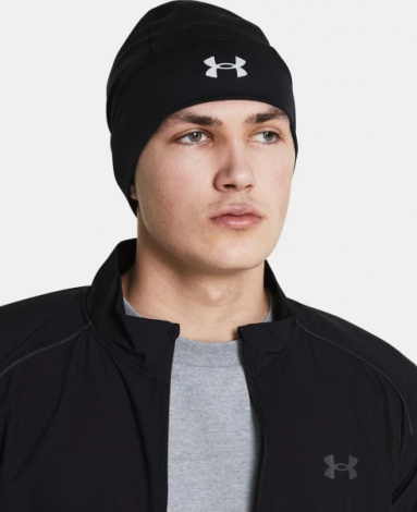 Шапка Under Armour STORM LAUNCH BEANIE черная 1380001-001