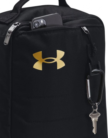 Сумка для обуви Under Armour CONTAIN SHOE BAG 14L черно-золотая 1381921-001