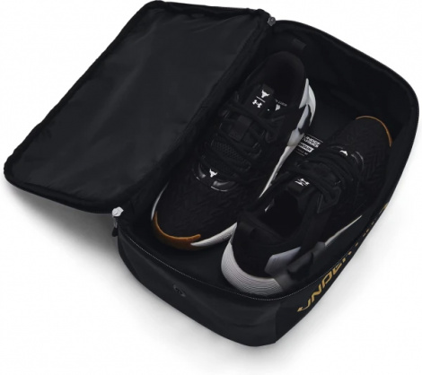 Сумка для обуви Under Armour CONTAIN SHOE BAG 14L черно-золотая 1381921-001