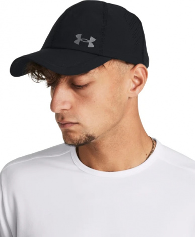 Кепка Under Armour ISO-CHILL LAUNCH ADJUSTABLE черная 1383477-001