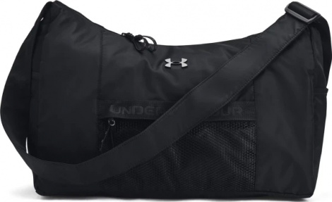 Сумка спортивна жіноча Under Armour STUDIO SLOUCHY DUFFLE 20L чорна 1384461-001