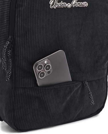 Рюкзак жіночий Under Armour SPORTSTYLE CORDUROY SMALL BACKPACK чорний 1384676-001