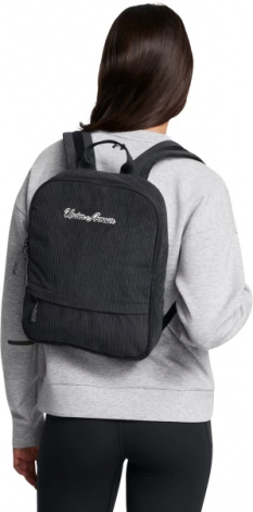 Рюкзак жіночий Under Armour SPORTSTYLE CORDUROY SMALL BACKPACK чорний 1384676-001