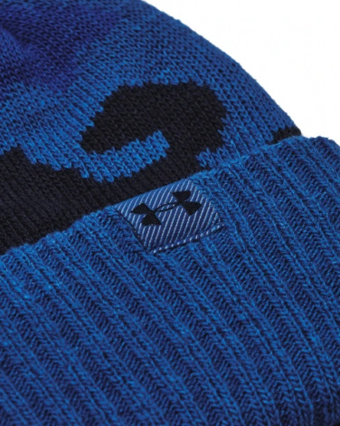 Зимовий набір аксесуарів дитячий Under Armour BEANIE/GLOVE COMBO синьо-чорний камуфляж 1386641-432