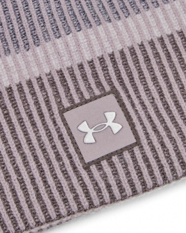 Шапка Under Armour LAUNCH REFLECTIVE BEANIE коричнево-бежева 1386648-015