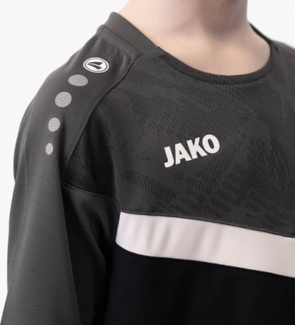 Футболка дитяча Jako ICONIC чорно-біло-сіра 6124-801