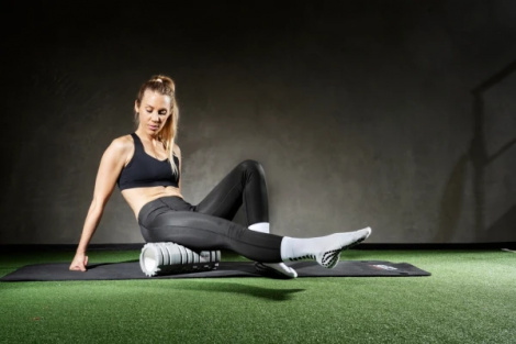 Масажний ролик Select FOAMROLLER "MY TRAINING" сірий 745000-990