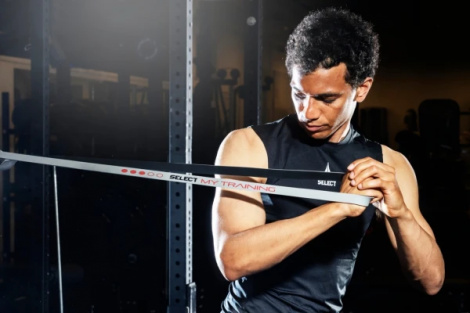 Тренировочный ремень Select TRAININGBAND 2 "MY TRAINING" серый 745510-990