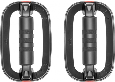 Упори для віджимань Adidas PERFORMANCE PUSH UP BARS чорно-червоні ADAC-12232