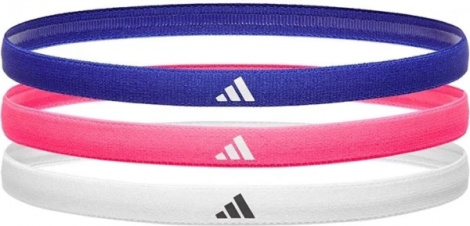Пов'язки на голову Adidas HAIRBANDS 3PK рожева, синя, біла (3 штуки) ADAC-16199