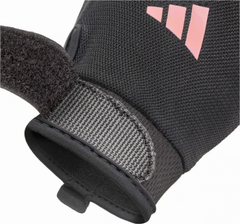 Рукавички для тренінгу Adidas ESSENTIAL TRAINING GLOVES чорно-рожеві M ADGB-15002PK