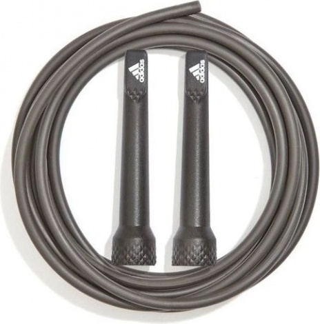 Скакалка Adidas ESSENTIAL SKIPPING ROPE серая 2,8 м ADRP-13011