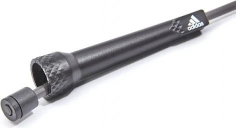 Скакалка Adidas ESSENTIAL SKIPPING ROPE серая 2,8 м ADRP-13011