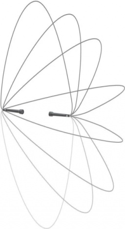 Скакалка Adidas ESSENTIAL SKIPPING ROPE серая 2,8 м ADRP-13011