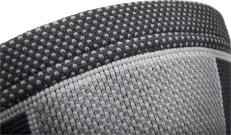 Фіксатор коліна Adidas KNEE SUPPORT чорно-сірий M ADSU-12522BK-NL
